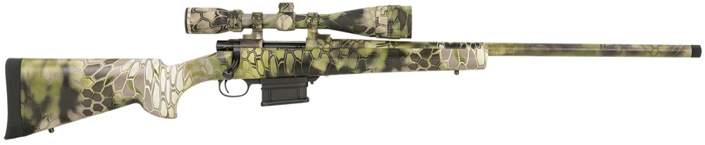 Howa M1500 6.5 Creedmoor Rifle 24 Kryptek Altitude w/Nikko Stirling GamePro-img-0