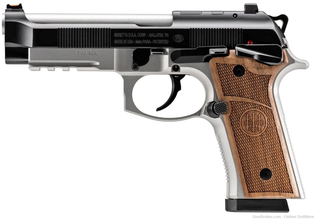 Beretta 92GTS Launch Edition 9mm 4.7" 18+1 OR Two-Tone J92XFMSDA21M1 92 GTS-img-1