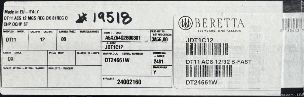 Beretta DT11 ACS 12ga 32" + $500 Beretta Factory Rebate -img-6