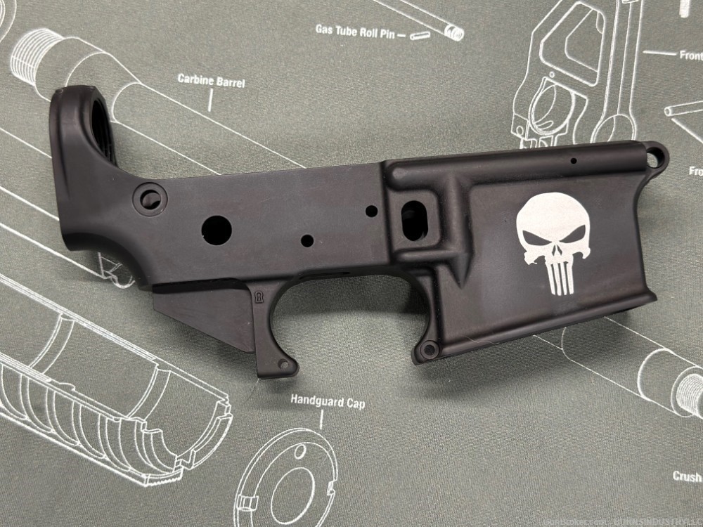 Anderson Stripped AR15 Lower Anderson AR15 Stripped Punisher-img-0