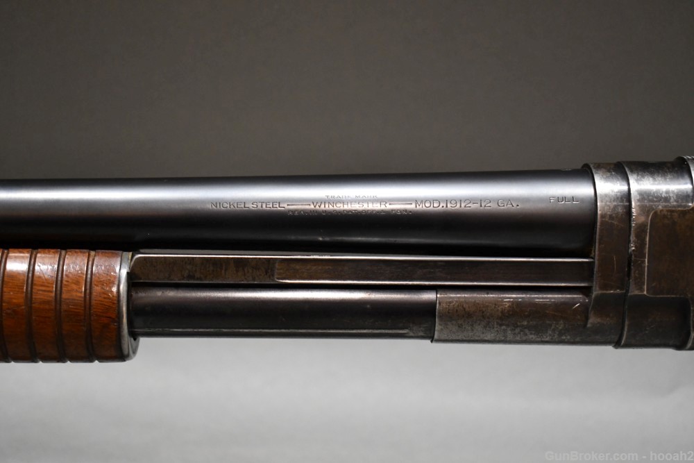 Winchester Model 12 Pump Shotgun 2 3/4" 12 G 30" Plain Full 1914 C&R-img-13