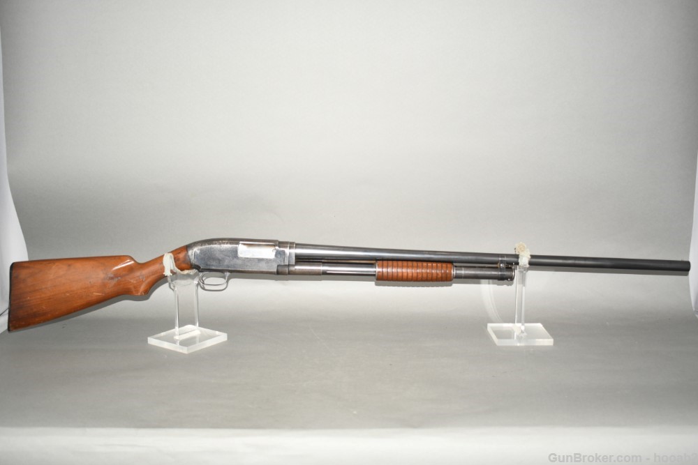 Winchester Model 12 Pump Shotgun 2 3/4" 12 G 30" Plain Full 1914 C&R-img-0