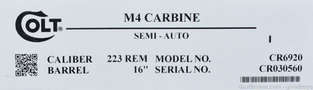 COLT CR6920 6920 CARBINE 5.56 NIB SALE LE6920 AR-15 M4 SPECIAL-img-6