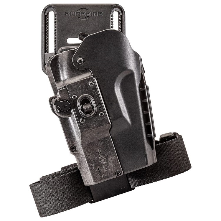 SureFire MasterFire Pro Rapid Deploy Right Hand Black Holster w/Cover-img-0