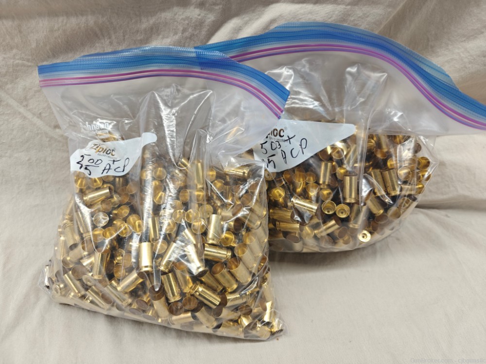 1000 rounds New Unfired Starline 45ACP Brass .45-img-1