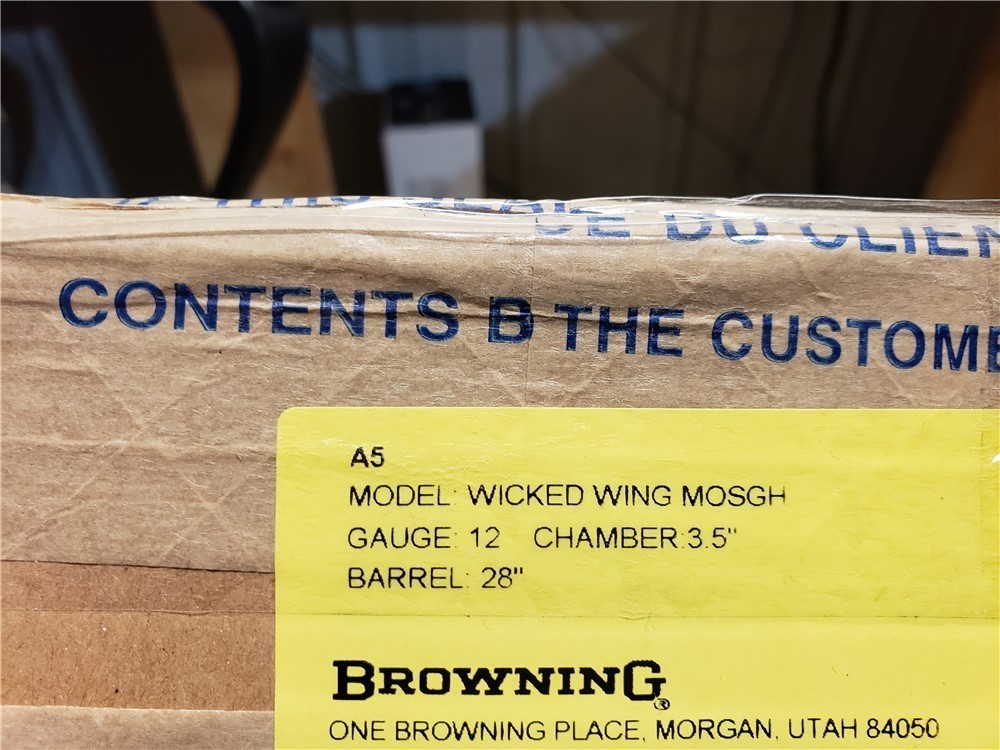 INSTOCK NEW BROWNING A5 WICKED WING 12 GA 28" MOSSY OAK SHADOW GRASS 3.5 28-img-0