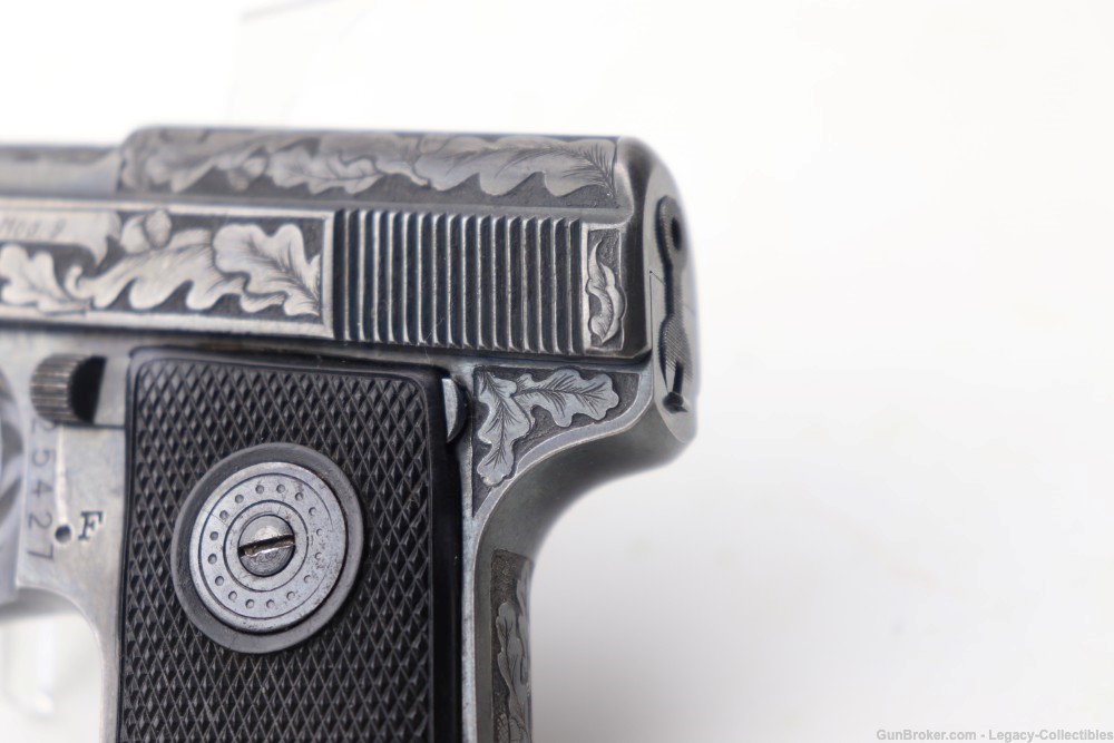Beautifully Hand Engraved Walther Model 9 .25 ACP -img-8