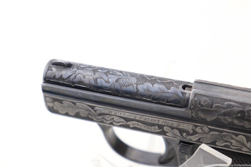Beautifully Hand Engraved Walther Model 9 .25 ACP -img-16