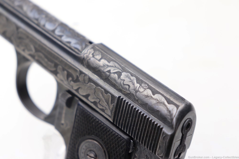 Beautifully Hand Engraved Walther Model 9 .25 ACP -img-17