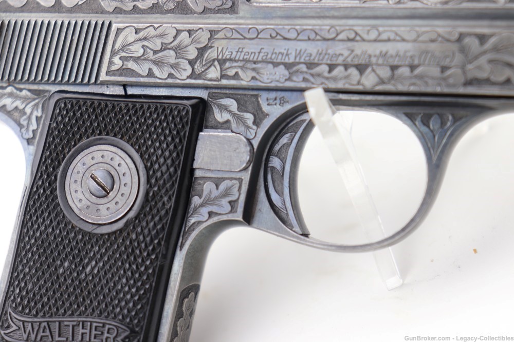 Beautifully Hand Engraved Walther Model 9 .25 ACP -img-12