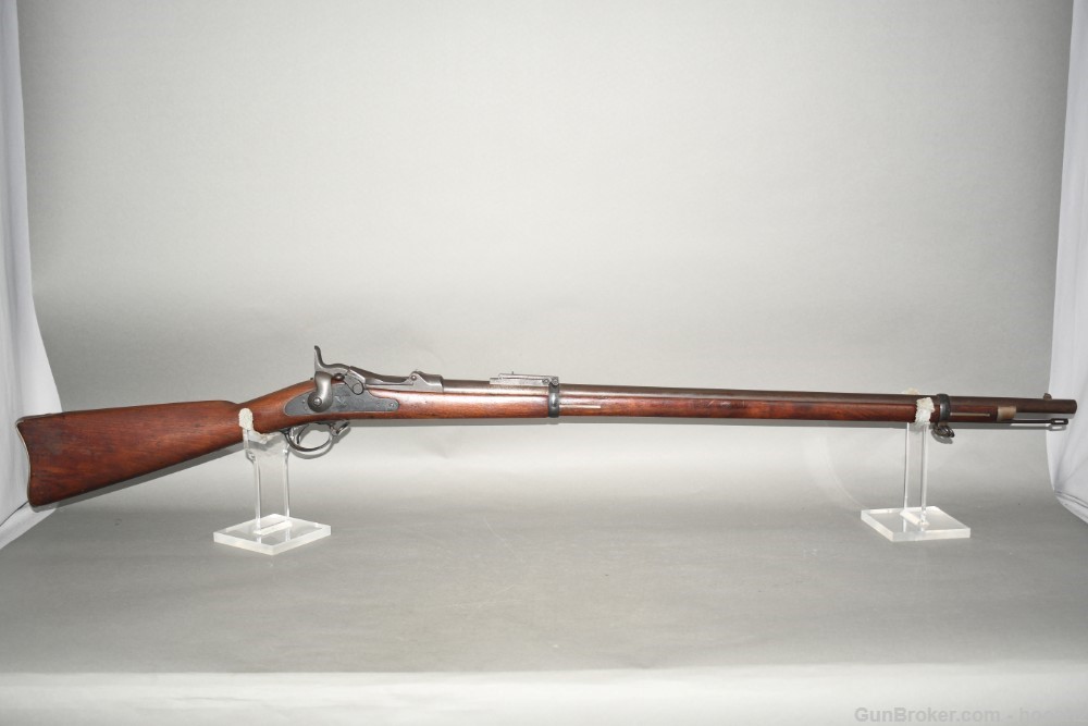Antique US Springfield Model 1884 Trapdoor Single Shot Rifle 45-70 Govt-img-0