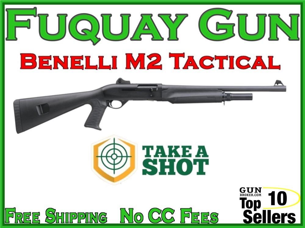 Benelli M2 Tactical 12 GA 18.5" 11052 M2-Tactical-img-0