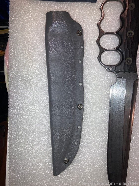 Custom Busse Argonne Assault knuckle knife rare -img-6