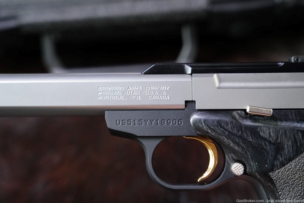 Browning Buck Mark Plus UDX Stainless .22 LR 5.5" Semi-Auto Pistol MFD 2022-img-10