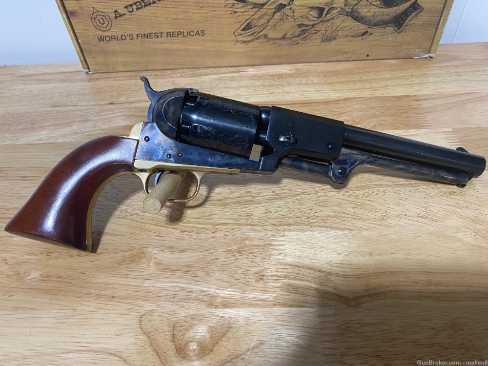 A. Uberti Stoeger Dragoon Civil 0086 7.5” 44 cal Black Powder Revolver-img-1