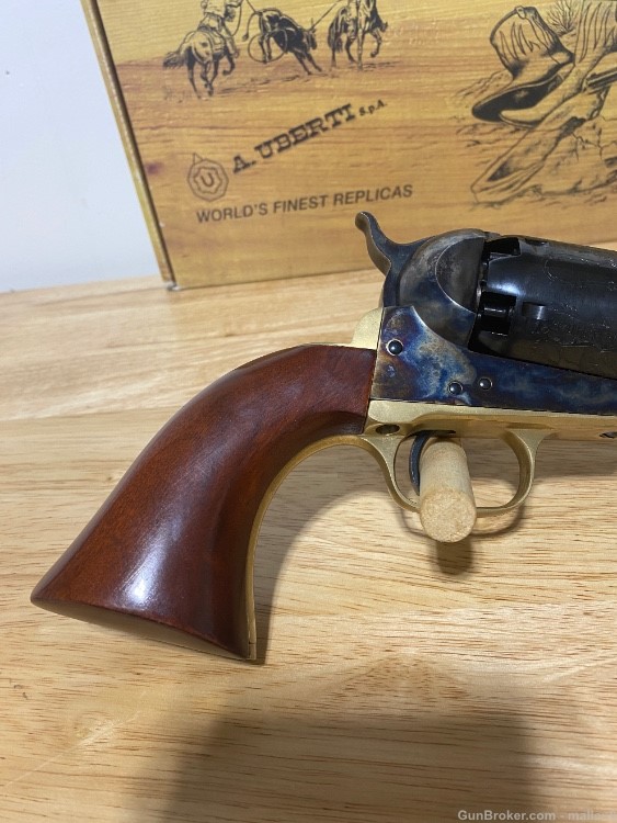 A. Uberti Stoeger Dragoon Civil 0086 7.5” 44 cal Black Powder Revolver-img-4