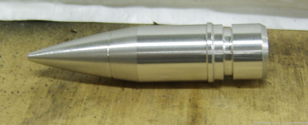 20mm x 102 replica projectile, solid aluminum, unpainted PGU-img-2