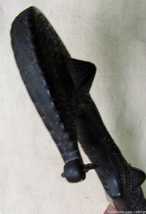 Very Ornate Moroccan Koumiya Arabic Bronze Dagger-img-22
