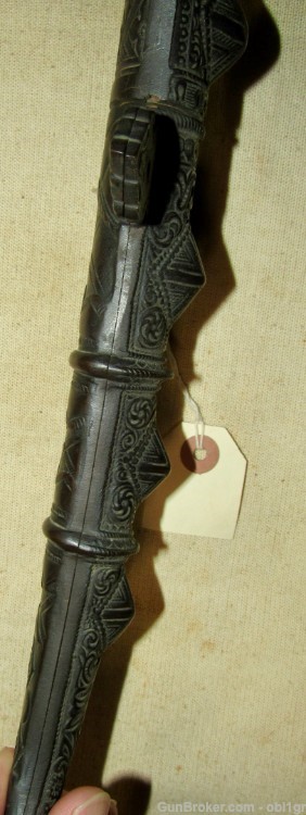 Very Ornate Moroccan Koumiya Arabic Bronze Dagger-img-9