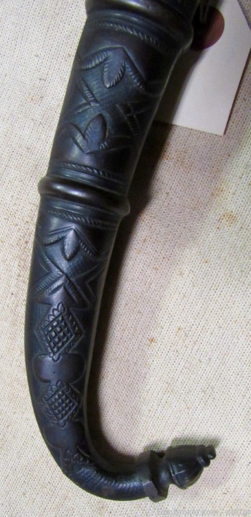 Very Ornate Moroccan Koumiya Arabic Bronze Dagger-img-15