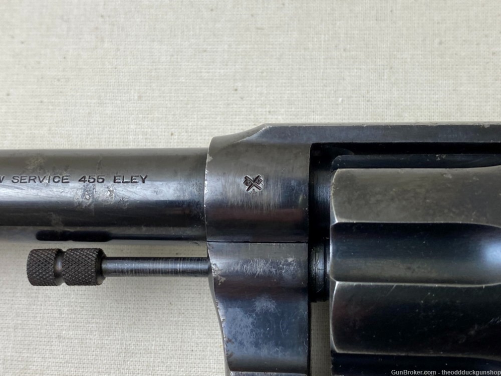 Colt New Service 455 Eley 5.5" Blued Circa 1917-img-7