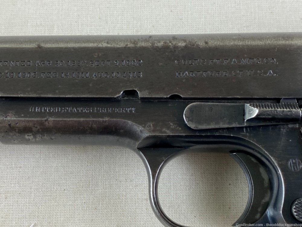 Colt 1911 45 Auto US Property US Army 5" -img-4