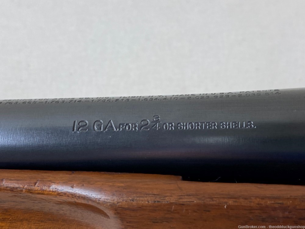 Remington Model 31 12 Ga 28" beavertail style forend-img-12
