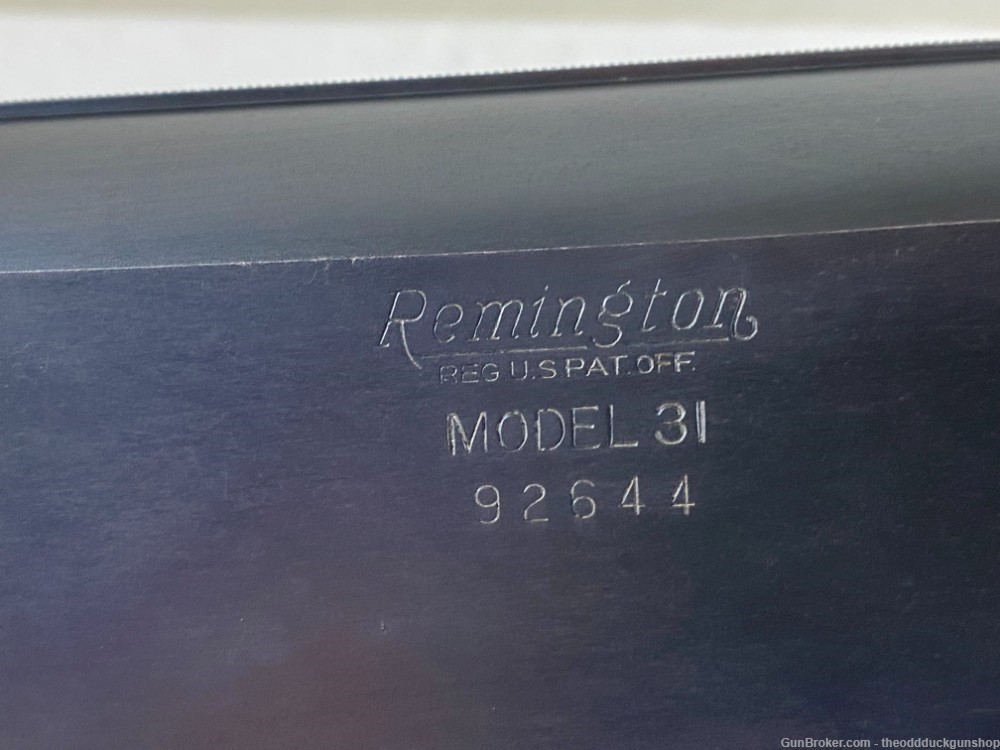 Remington Model 31 12 Ga 28" beavertail style forend-img-13