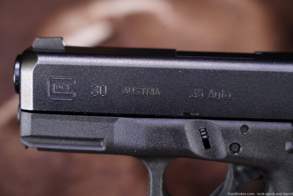Glock 30 G30 Gen 3 .45 ACP 3.78” Striker Fired Semi Automatic Pistol-img-10