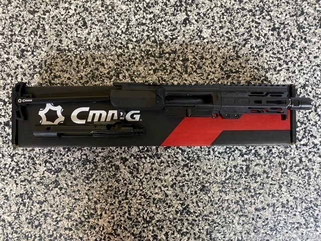 New! CMMG Banshee 9mm 5" Upper W/ BCG & Charging Handle -img-0