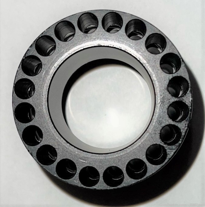 AR-15 Barrel Nut w/Steel James Nut Ring for Free Float Quad Rail Handguard-img-0