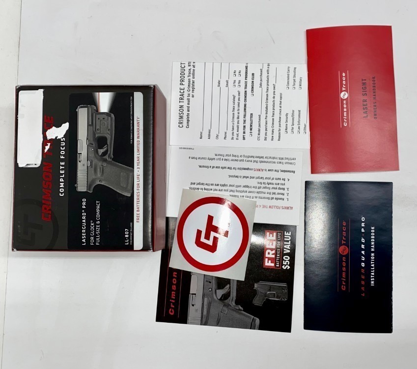 New! Crimson Trace LaserGuard Pro for Glock (LL-807) -img-0