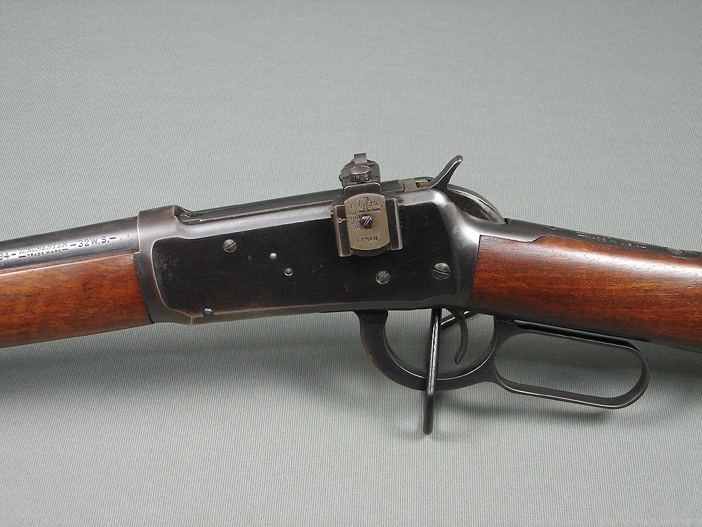 Winchester 94 32Spl 20" w/Lyman Peep Sight Late 30s Mfg-img-2