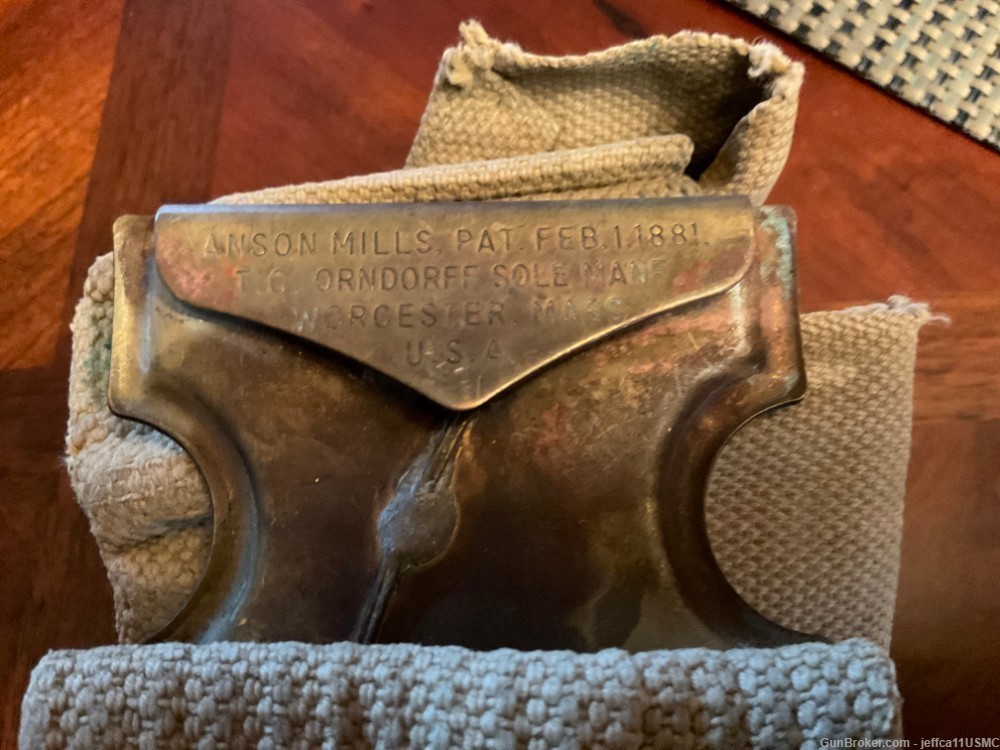 Ultra RARE Mills WWI USMC 1907 Cartridge Belt Very Good Condition-img-2