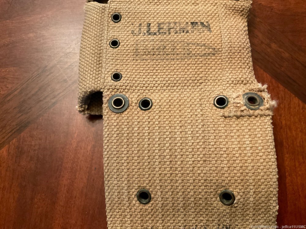 Ultra RARE Mills WWI USMC 1907 Cartridge Belt Very Good Condition-img-3