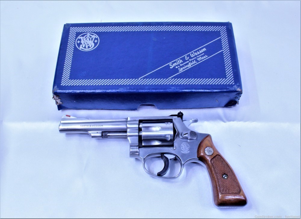 Smith & Wesson Model 63 Pinned 4" Barrel Revolver .22LR G45-img-0
