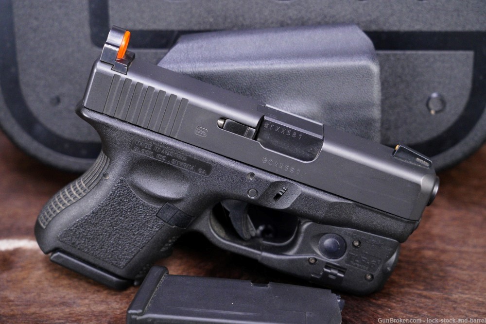 Glock 26 G26 Gen 3 9mm 3.43” Striker Fired Semi Auto Pistol, Light/Laser -img-2