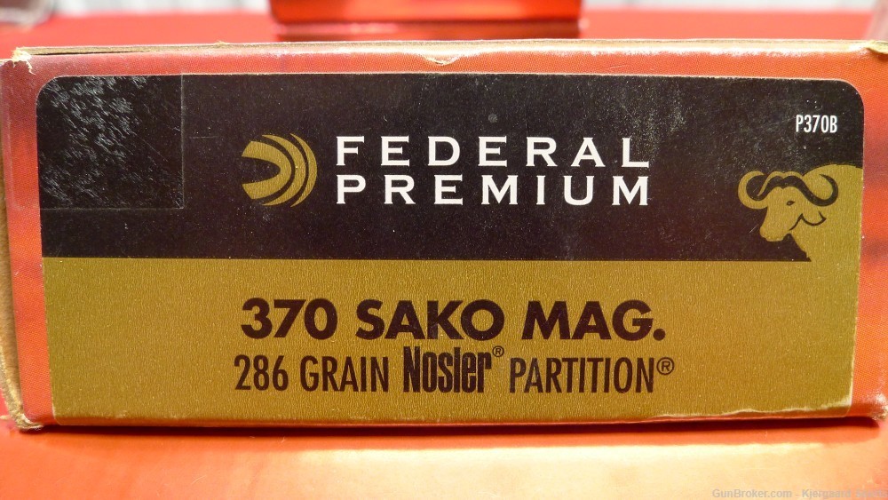 370 Sako Mag Federal Premium 286gr Nosler Partition 20rd-img-0