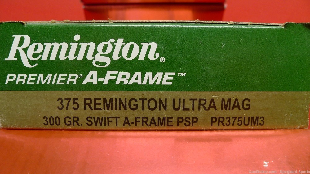 375 RUM Remington Premier A-Frame 300gr Swift A-Frame PSP 20rd-img-0