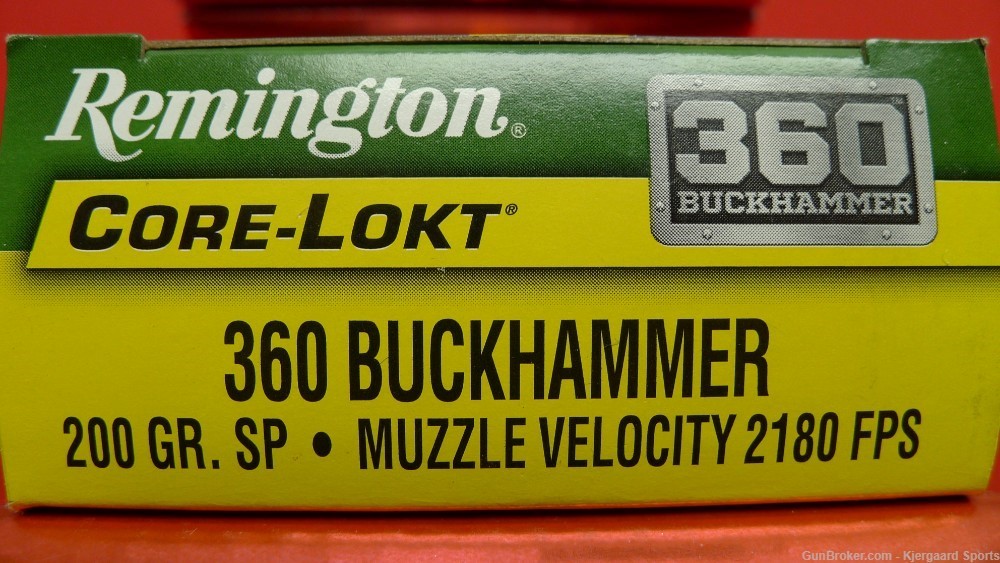 360 Buckhammer Remington Core-Lokt 200gr 20rd-img-0