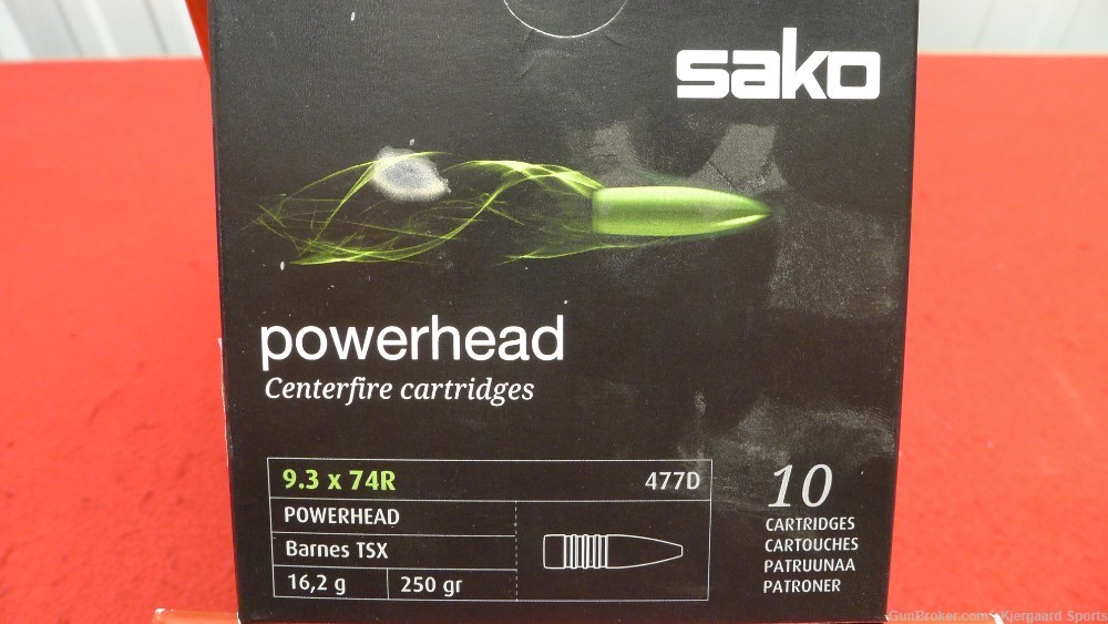 9.3x74R Sako Powerhead 250gr Barnes TSX 10rd-img-1