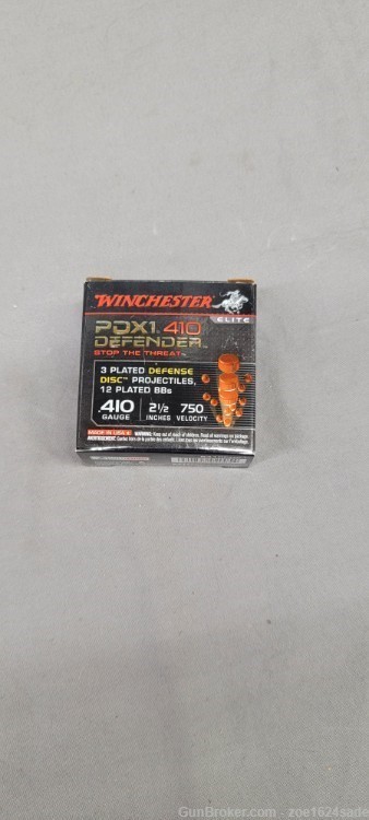 Winchester PDX1 410 Defender 2.5" Ammo - 10rds-img-0