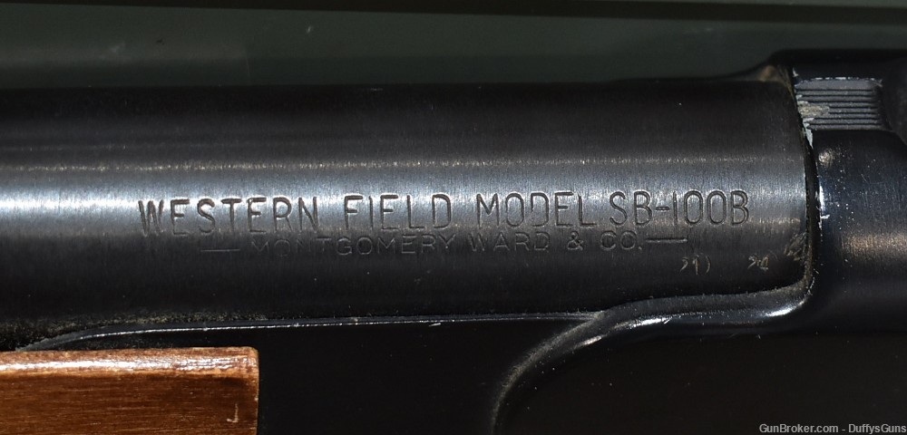 Western Field Model SB-100B 20ga Shotgun-img-8