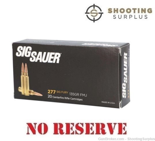 Sig Sauer Elite 277 Sig Fury 135 Grain Full Metal Jacket  40 rounds -img-0