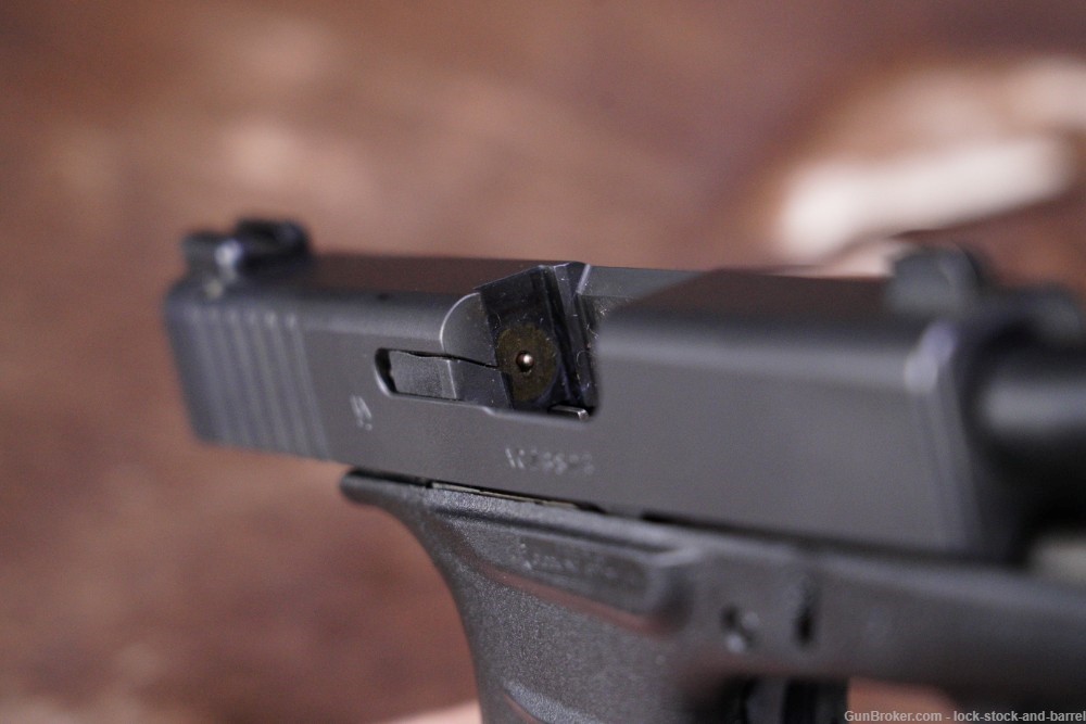 Glock 43 G43 Slimline 9mm Striker Fired Semi Auto Pistol, Modern-img-10