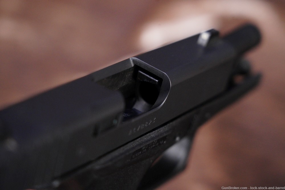 Glock 43 G43 Slimline 9mm Striker Fired Semi Auto Pistol, Modern-img-12