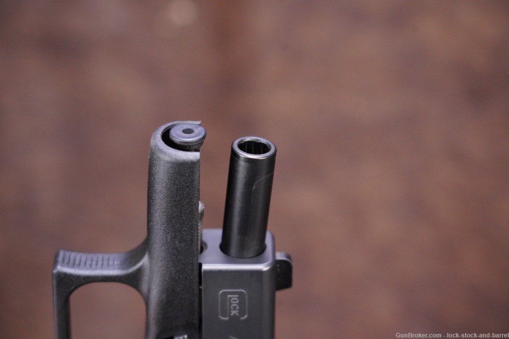 Glock 43 G43 Slimline 9mm Striker Fired Semi Auto Pistol, Modern-img-14