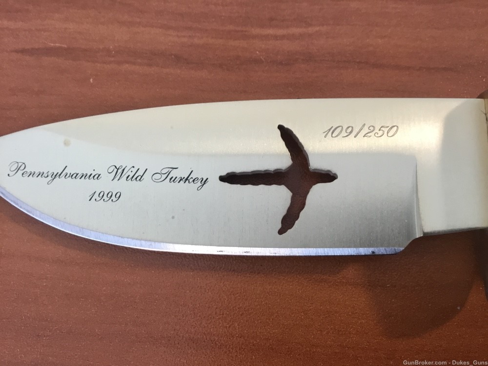 Buck Knife Limited Edition #109 of 250 Pa. Wildlife Series NEW IN BOX-img-9
