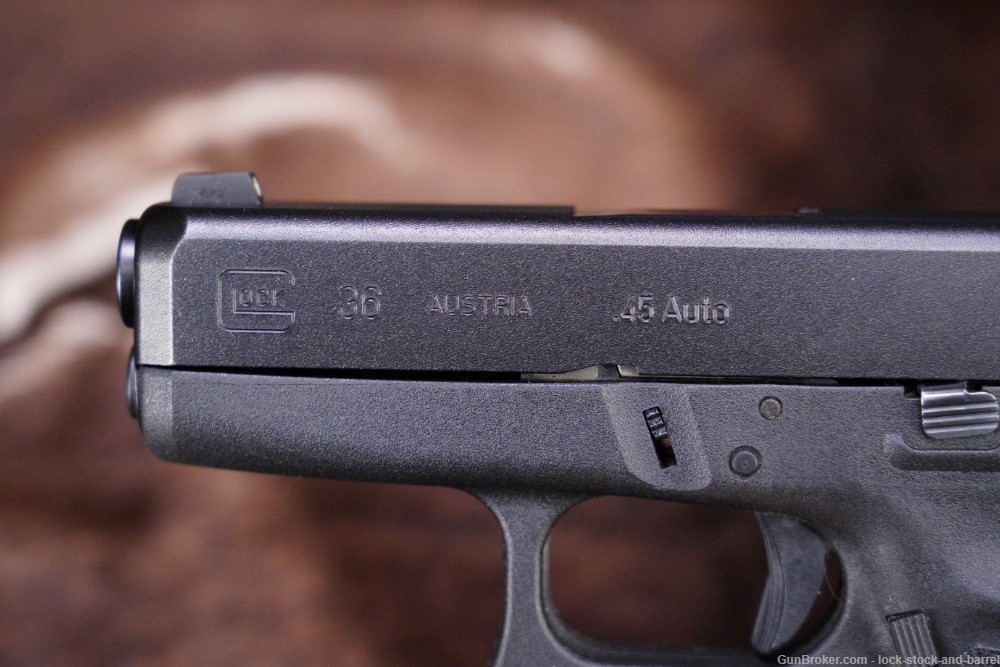Glock 36 G36 Gen 3 .45 ACP Sub-Compact Striker-Fired 3.78” Semi-Auto Pistol-img-11