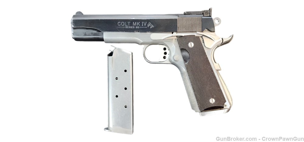 1911 Colt Combat Elite MK IV Series 80 Pistol .45 ACP-img-0